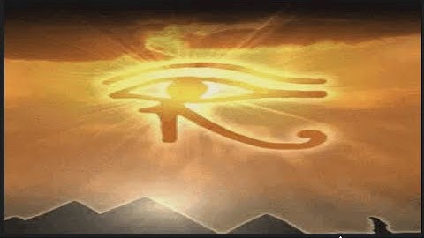 EYE OF HORUS  Ancient Egyptian astronomy,  planet gods