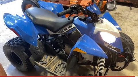 Polaris Outlaw 110 EFI Cold Start and Walk Around