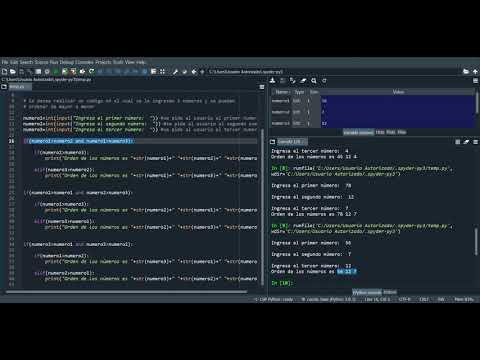 Programación en python: Condicional IF