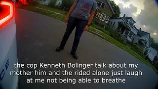 Cop kenneth bolinger 7th Precinct 3501 Chene St Detroit MI 48207 I can t Breathe