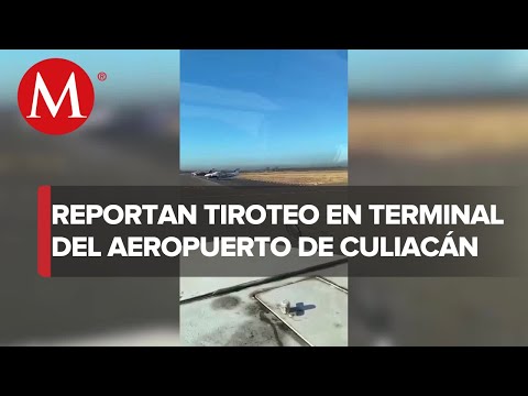 Sicarios balean avión de Aeroméxico en Culiacán; pasajeros se tiran al suelo