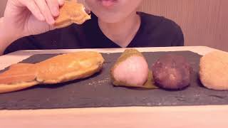 【ASMR/咀嚼音】和菓子を食べる【Eating Sounds】