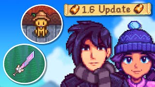 Everything New in Stardew Valley 1.6