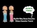 Baby Shower Mini Balloon Columns - Balloon Decoration Tutorial