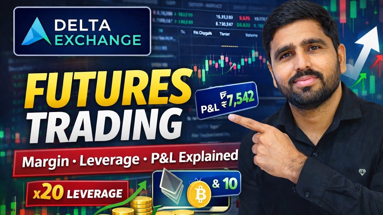 Delta Exchange india App me Futures trading kaise kare | Futures trading in  Bitcoin