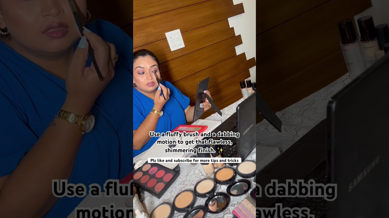 Perfect Glitter Application: How to Use a Fluffy Brush and Dabbing Motion for a Flawless Finish.