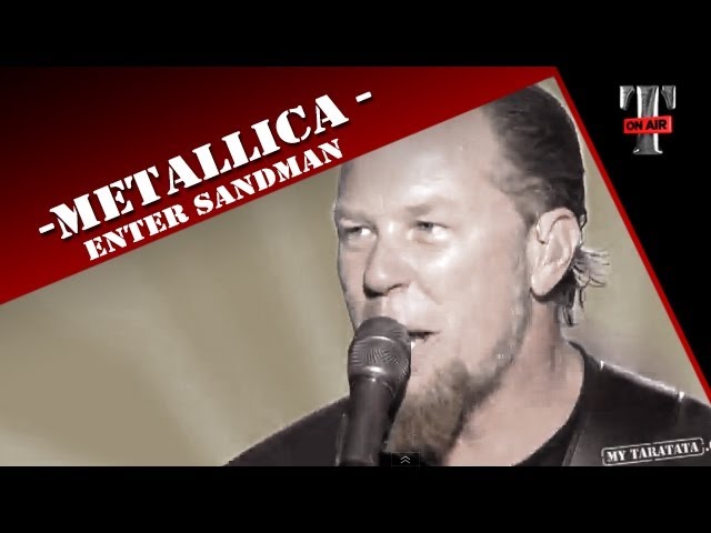Metallica - Enter Sandman - Live on TV (TARATATA - Oct.2008) class=