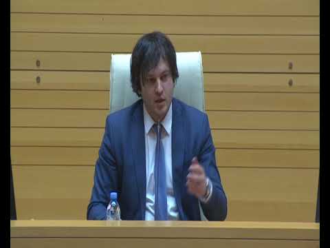 ირაკლი კობახიძემ კენჭისყრის დაწყებამდე დეპუტატებს ღილაკების ფერების დანიშნულება შეახსენა