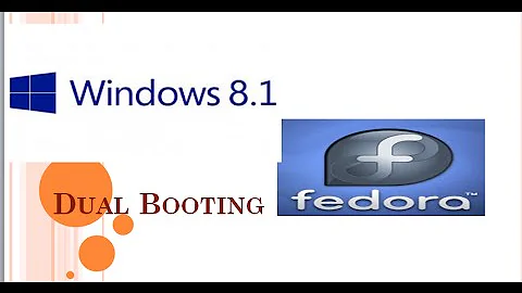 Dual Boot Windows 8 1 with Fedora Linux