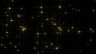 Sparkly Gold Stars Overlay