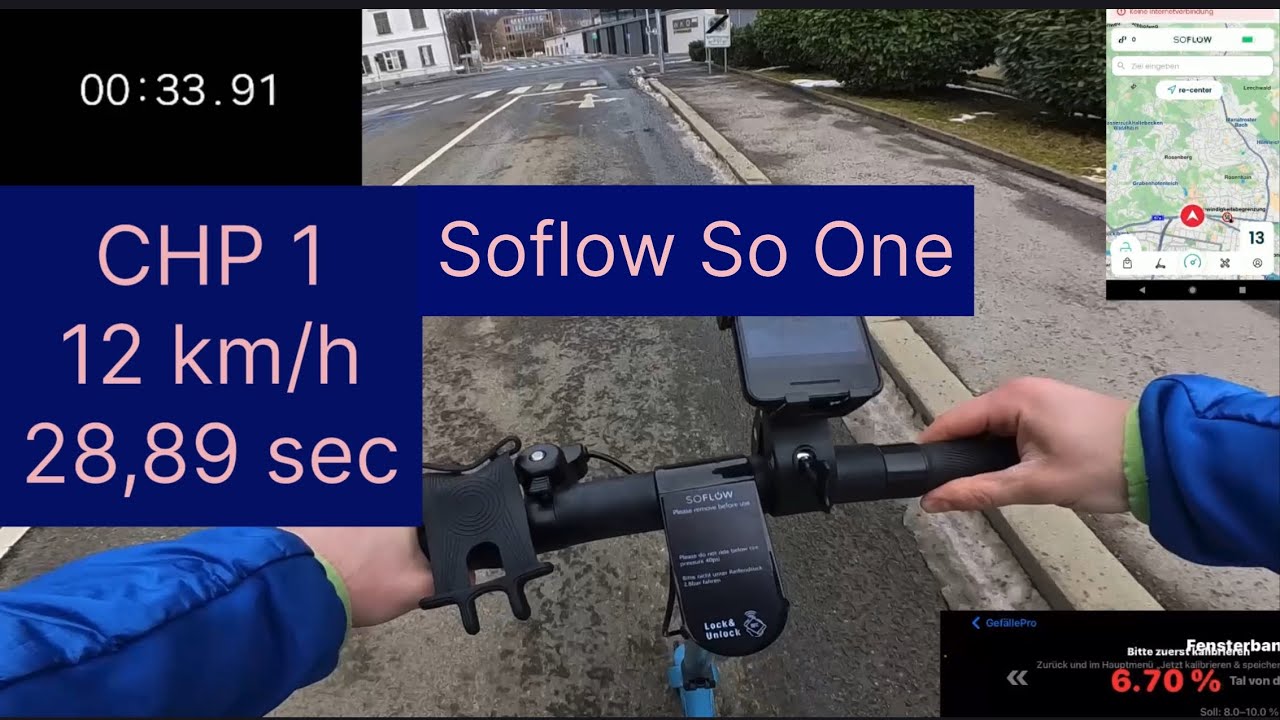 Soflow So One E Roller E Scooter Bergsteiger Test