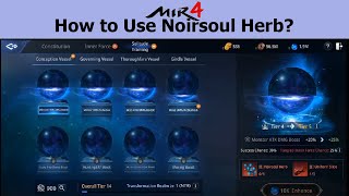 How to Use Noirsoul Herb? (MIR4)