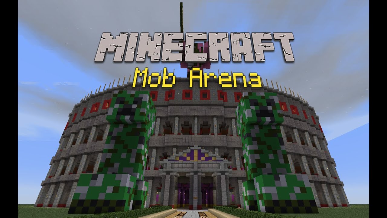 Minecraft - Mob Arena Cracked Mini Game Server: 1.8 24/7 - YouTube