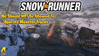 SnowRunner: We Should NOT Be Allowed To Operate Monster Trucks... | Top Gear Ep. #195