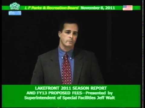 LF Parks & Recreation Board 11/8/2011