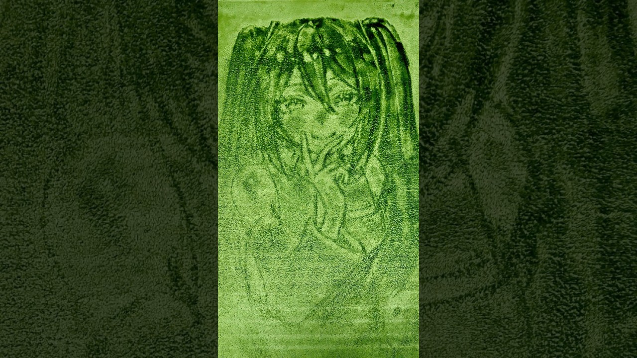 カーペットに初音ミク描いてみた #ボカロ #初音ミク #イラスト #新人vtuber