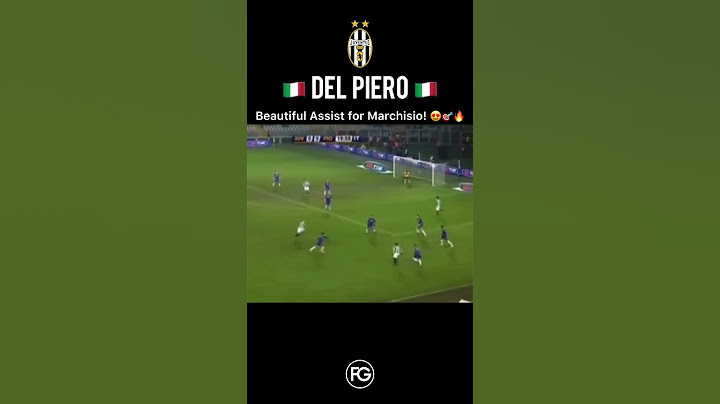 Del Piero Magical Assist for Marchisio!🔥