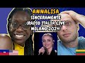 REACTION TO Annalisa - Sinceramente (Live at Radio Italia Live Milano 2024) | FIRST TIME WATCHING