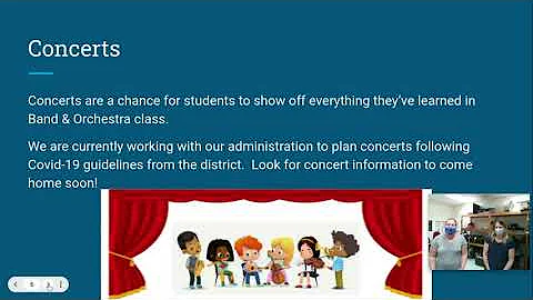 Curriculum night Band and Orchestra