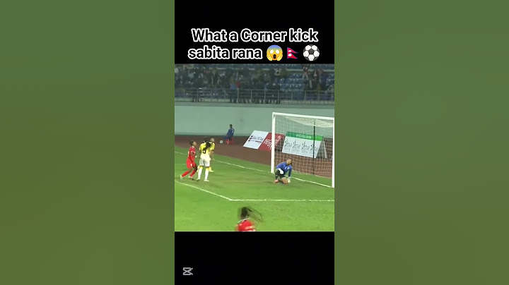 what a corner kick🦶😞 ⚽🇳🇵sabita rana vs Bhutan🇧🇹 #football#highlights#sabitaranamagar#corner#kick