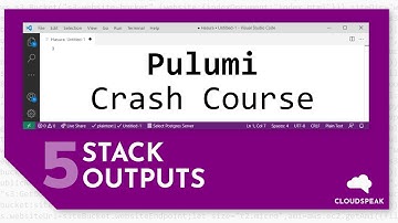 Pulumi Crash Course Lesson 5: Stack outputs