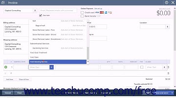 QuickBooks Online Plus 2015 Tutorial Creating an Invoice Intuit Training