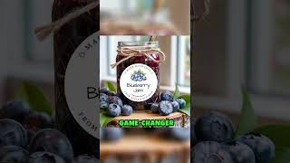 Famous Custom Blueberry Jam Labels – Personalized Jar & Lid Stickers for Homemade Jam Profile