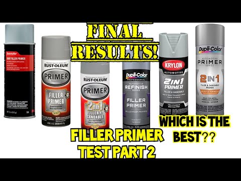 Afledning åbenbaring I første omgang The best filler primer for 3D printing? Filler primer test part 2 final  results! - YouTube