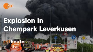 Explosion in Leverkusen: Wie ist die Lage vor Ort? | ZDFheute live