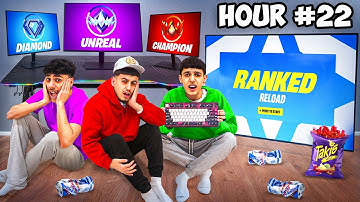 First To Unreal Rank In RANKED Reload Wins $1,000 With Brothers!