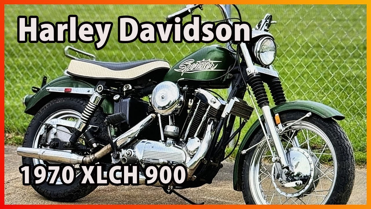 ID2386 Harlay Davidson 1970 XLCH 900 - YouTube