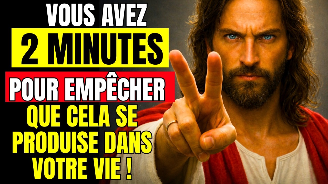 DERNIER AVERTISSEMENT DE DIEU : N’ATTENDEZ PLUS ! IL RESTE 2 MINUTES ! MESSAGE DES ANGES / MESSAGE D