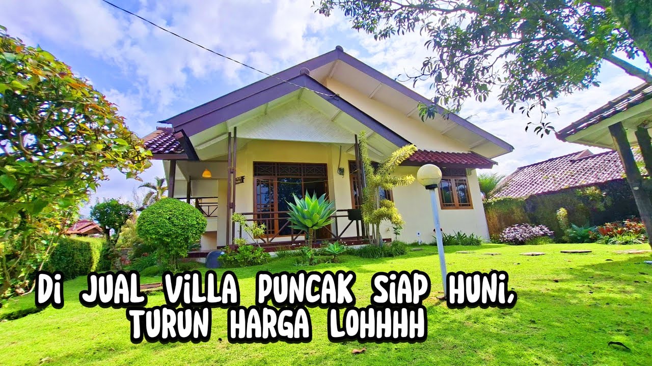 DI JUAL VILLA PUNCAK, TURUN HARGA LOHHH,,DAN MASIH NEGO, VILLA SIAP HUNI