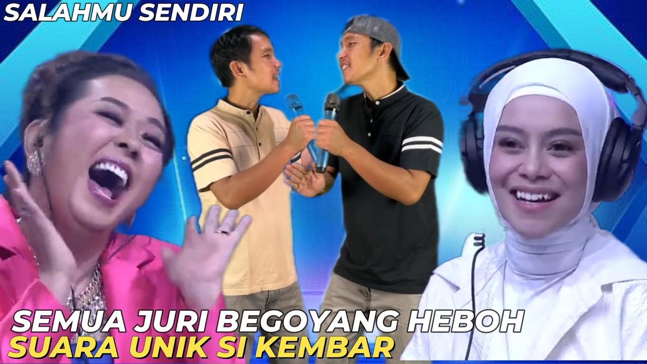 Semua ikut bergoyang heboh suara unik si kembar