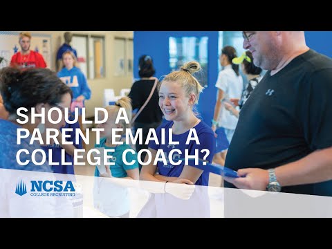 Should a Parent Email a College Coach?