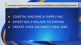 Carencro manufacturer announces expansion in anticipation of SpaceX