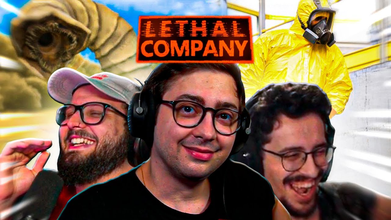 MELHORES MOMENTOS - ALANZOKA jogando Lethal Company com CAP e GALAXY!