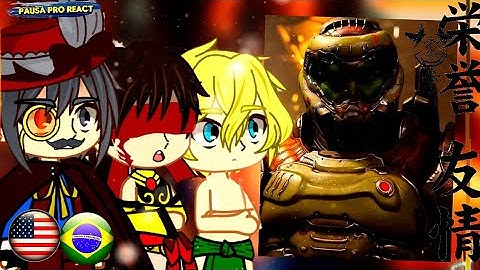 Record of Ragnarok Reacting to Doom Slayer as the New Ragnarok member || DOOM ETHERNAL | gacha club