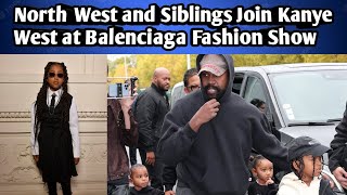 North West sings at dad Kanye’s surprise Yeezy Paris Fashion Week show