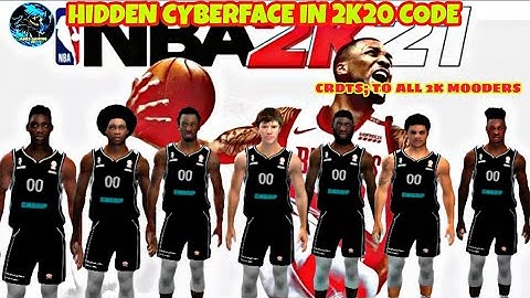 ALL HIDDEN CYBERFACE IN 2K20 ALL CODE WITH FACE NBA2K20 MOBILE