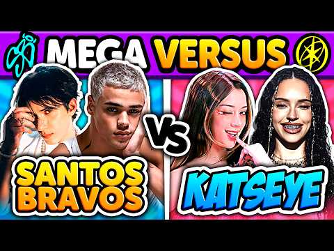 MEGA VERSUS: 😸 KATSEYE vs SANTOS BRAVOS 😈 Which one is your favorite? | Club Quiz Trivia