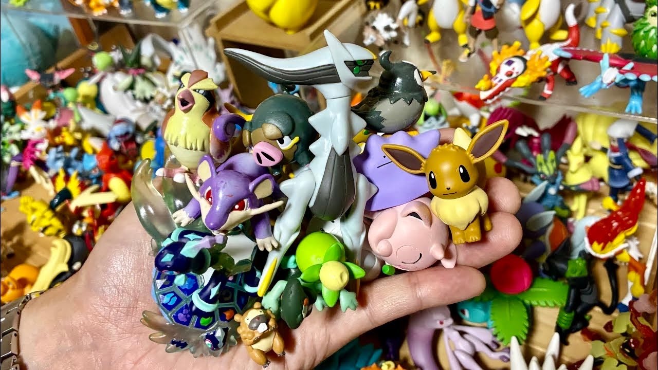 ポケモンフィギュア　かぶりなし50体 我が家のノーマルタイプをまとめて紹介します【ポケモンフィギュア