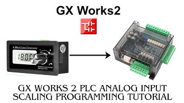 GX works 2 analog scaling tutorial