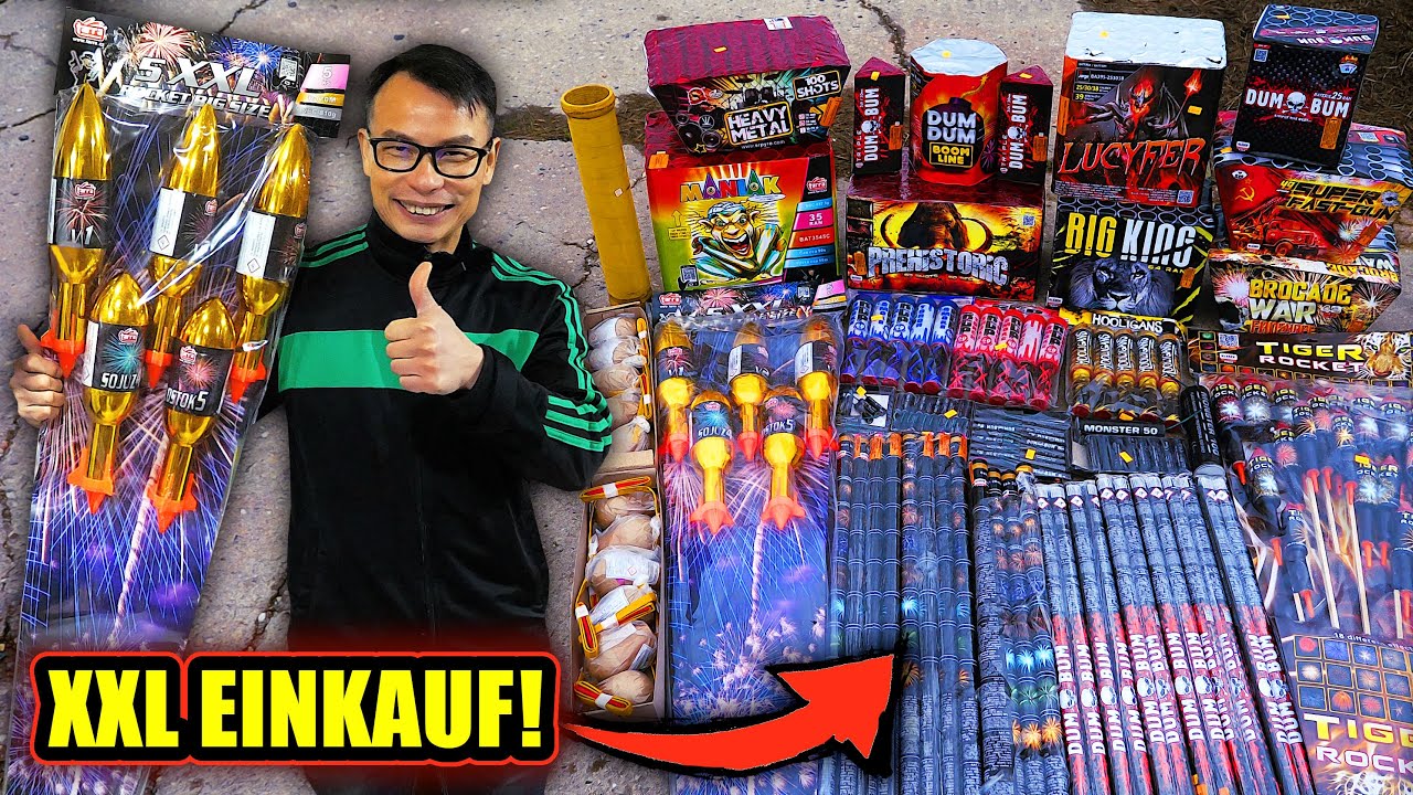 🐉🔥XXL FEUERWERK EINKAUF! 🧨💥 EINKAUFSTOUR auf dem ASIA DRAGON BAZAR 🐉🔥 bei TONY!
