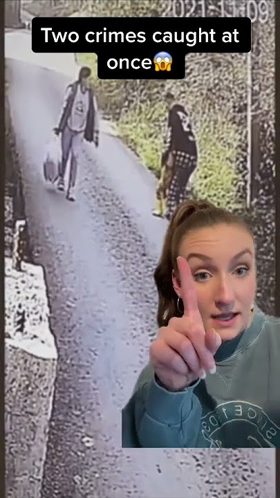 Two Crimes Caught On Camera at ONCE! #caughtoncamera #scaryvideo