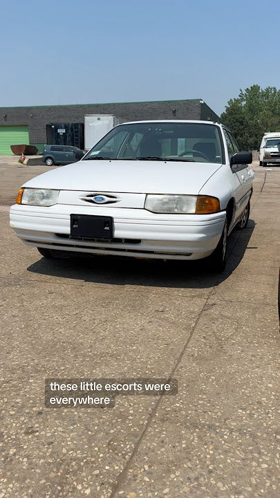 88 horsepower was enough : The 1995 Ford Escort #ford #fordescort #cars #autorecycling #junkyard