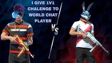 1V1 CUSTOM FREE FIRE I GIVE 1V1 CHALLENGE TO WORLD CHAT PLAYER #gaming #freefiremax