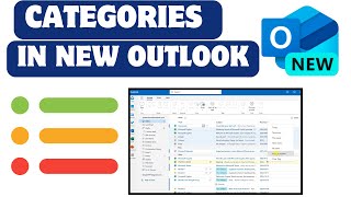 How to Use Categories in New Outlook  #outlooktips #newoutlook