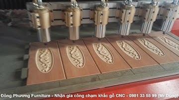 Dịch Vụ Gia Công Chạm Khắc Gỗ CNC Giá Rẻ Tại Khu Vực Miền Nam