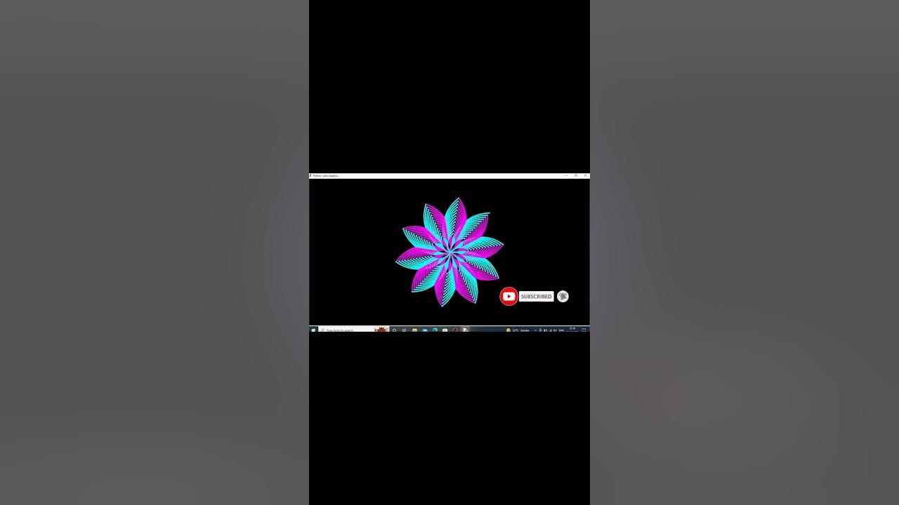 Python turtle code for graphics design shorts youtube youtube